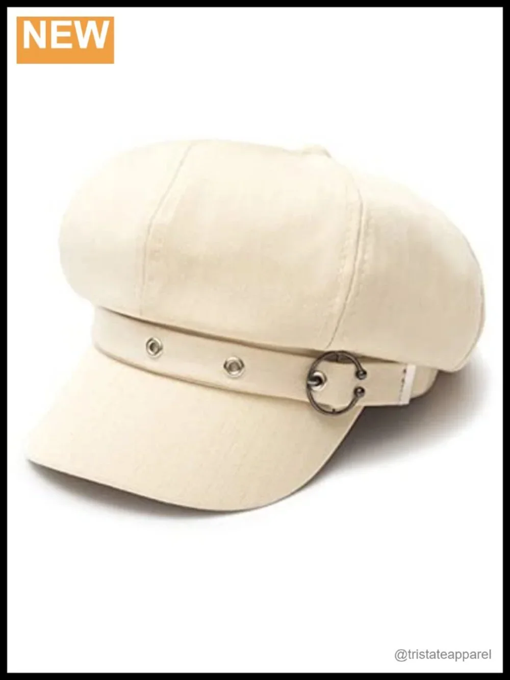 Women's Cotton Newsboy Cap Beret Style Adjustable Lightweight